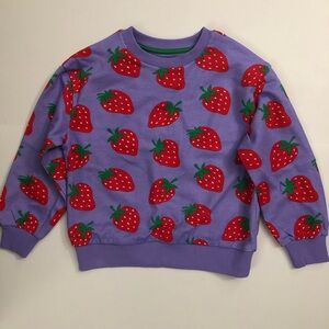NWOT Mini Boden Printed Sweatshirt